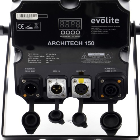 Evolite ARCHITECH 150 LED architetturale 30 x 5 W RGB IP 65