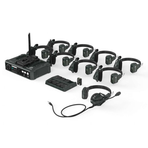 full-duplex-wireless-intercom-system-with-9-headsets-1-wired-and-hub