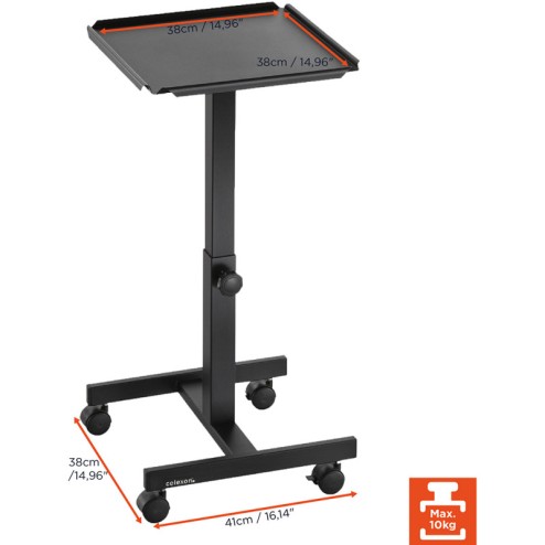 height-adjustable-projector-table-60-90cm-black