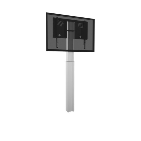 display-stand-with-wall-mounting-electrically-adjustable-height-90cm-silver