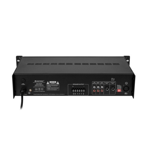 OMNITRONIC MA-240P PA - Amplificatore con mixer e lettore da 240W RMS