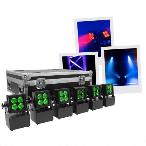 evolite-set-of-6-tropikolor-4x15w-ip65-projectors-delivered-in-flight-case-of-6-compartments