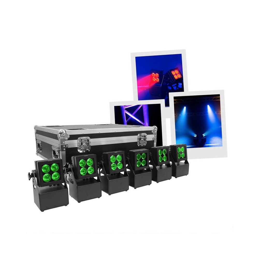 evolite-set-of-6-tropikolor-4x15w-ip65-projectors-delivered-in-flight-case-of-6-compartments