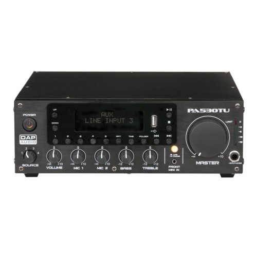 'DAP-Audio PA-530TU Amplificatore 30W 100V'