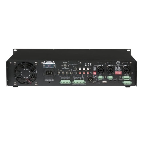 'DAP-Audio ZA-9250TU Amplificatore a zone, 100V, 250W'