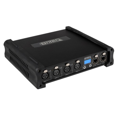 briteq-high-speed-artnet-sacn-node-with-4-configurable-dmx-ports-xlr-3-pin-web-interface-and-oled-display-compatible