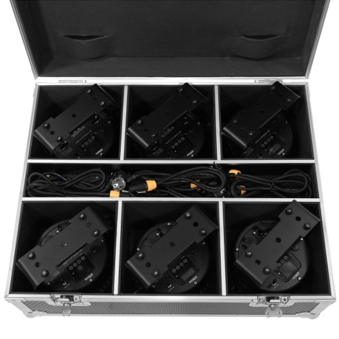 evolite-12-x-12w-rgbwa-uv-6-in-1-led-projector-ip65-delivered-in-6-pcs-flight-case-with-integrated-charger