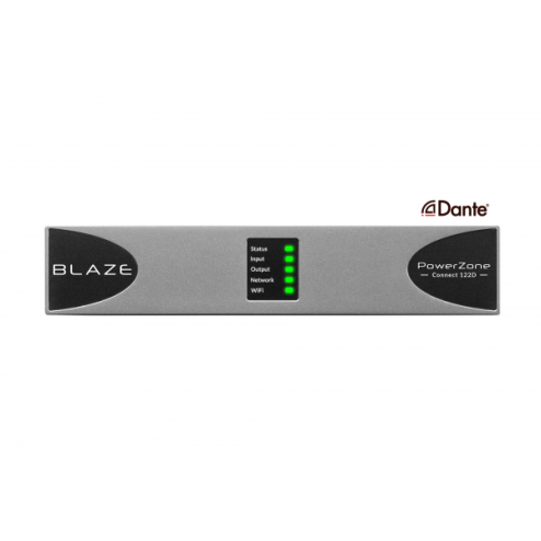 BLAZE POWERZONE CONNECT 122D AMPLIFICATORE 2 CANALI DA 125W COMPATIBILE CON DANTE