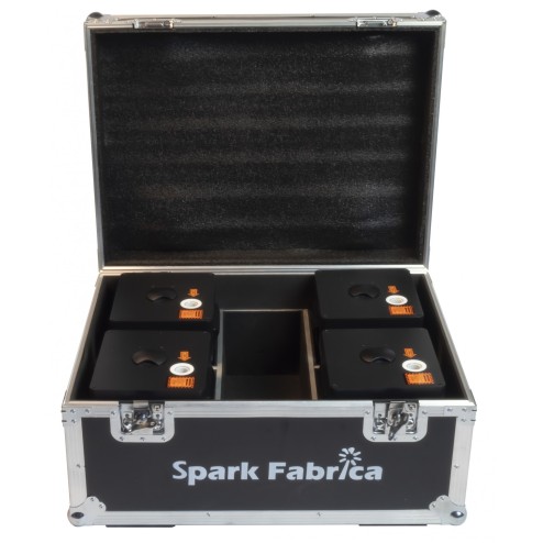 Spark Fabrica flight case rigido per il trasporto di 4 macchine M3