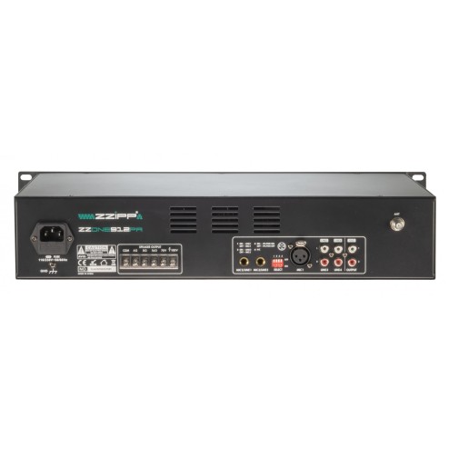 ZZIPP ZZONE912PA - Amplificatore mixer lettore usb/bt/fm da 120w