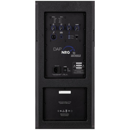 DAP NRG-12 Mobile Diffusore a batteria da 12” con Bluetooth 5.0