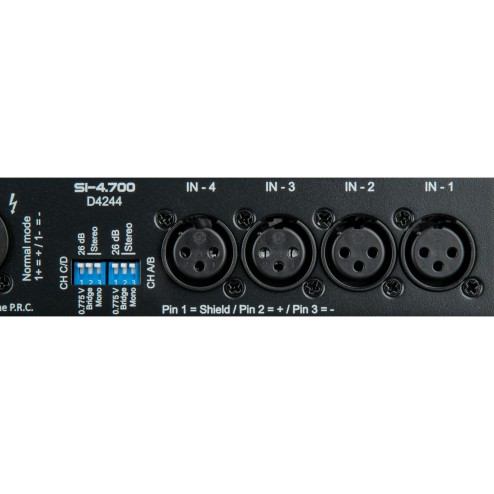 DAP SI-4.700 Amplificatore da installazione 4x 700 W