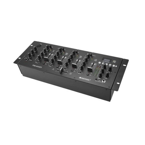 OMNITRONIC PM-444Pi Mixer DJ a 4 canali con lettore e interfaccia USB