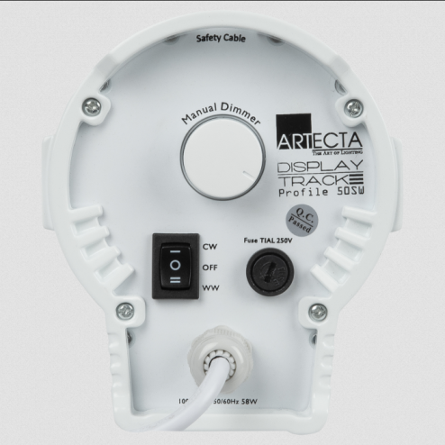 Artecta Sagomatore LED 50 W per Binario Trifase Bianco