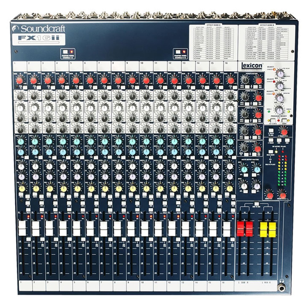 Soundcraft Fx 16 ii Mixer Analogico 16 canali
