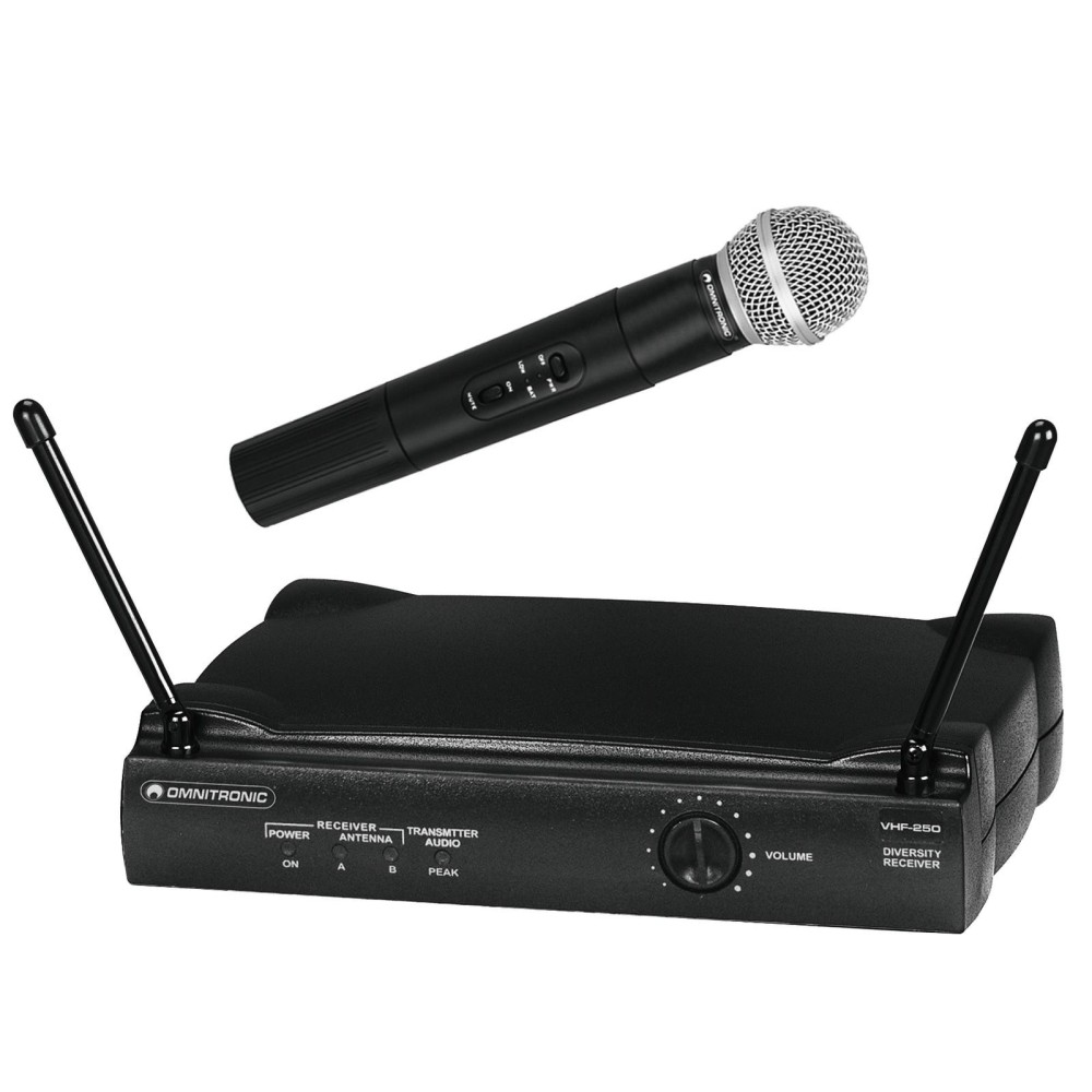 Omnitronic VHF-250 Radiomicrofono Palmare