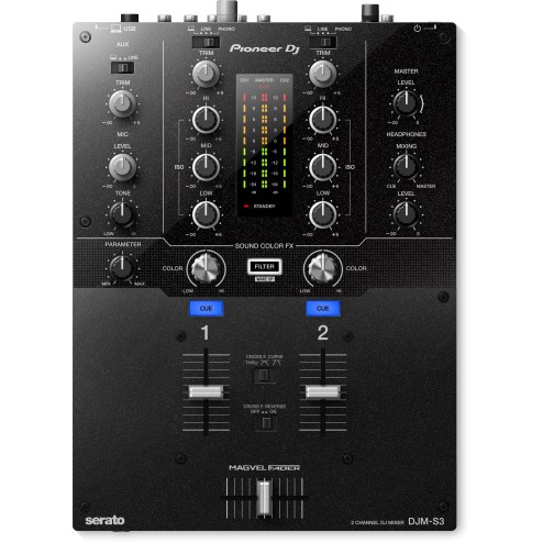 Pioneer DJM-S3 Mixer Dj 2 Canali per Serato Dj