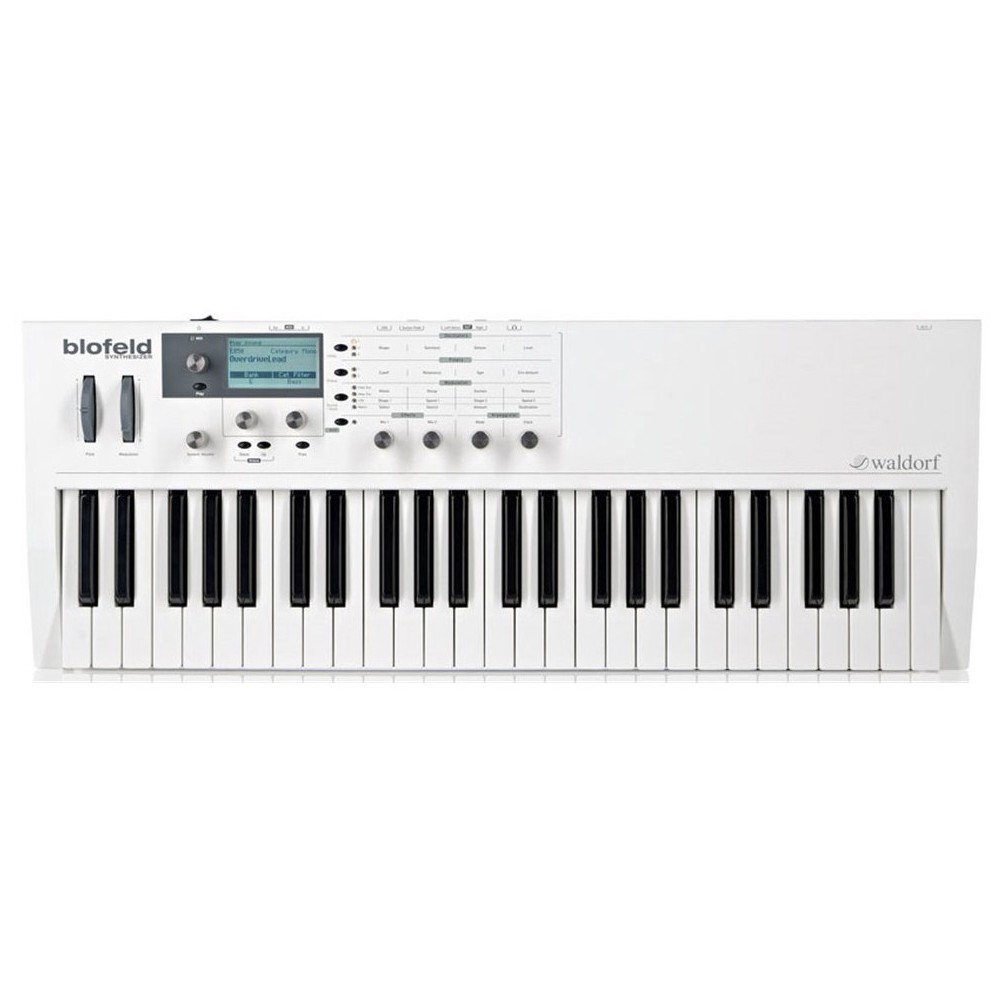 Waldorf Blofeld Keyboard White Synth Multitimbrico a 16 parti con 25 voci