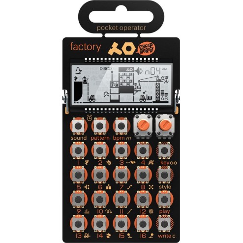 Teenage Engineering PO16 Factory Synth Tascabile melody