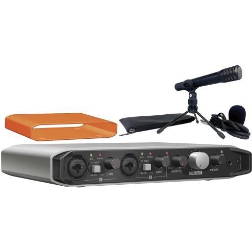 TASCAM iXR TP interfaccia MIDI portatile con microfono e accessori