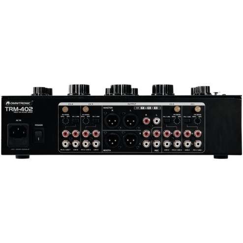 OMNITRONIC TRM-402 Mixer analogico rotativo a 4 canali