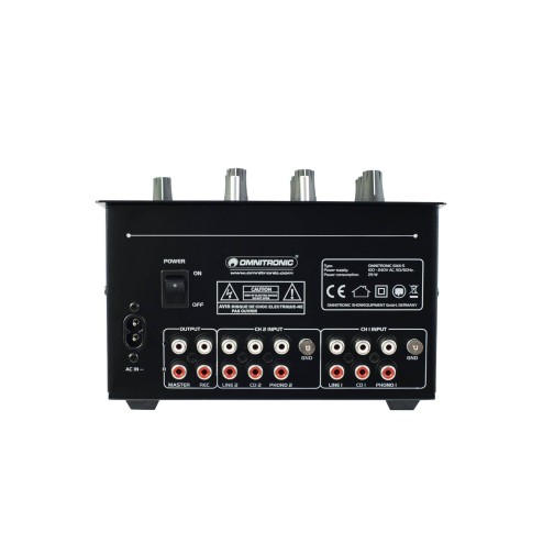 OMNITRONIC PM-222 Mixer DJ a 2 canali