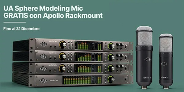 Apollo Rack + microfono Sphere DLX o LX gratuiti